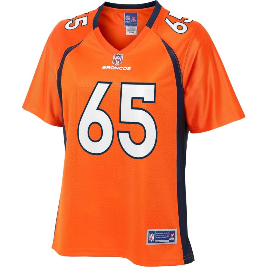 Ron Leary Denver Broncos NFL Pro Line Women's Team Color Player Jersey - Orange