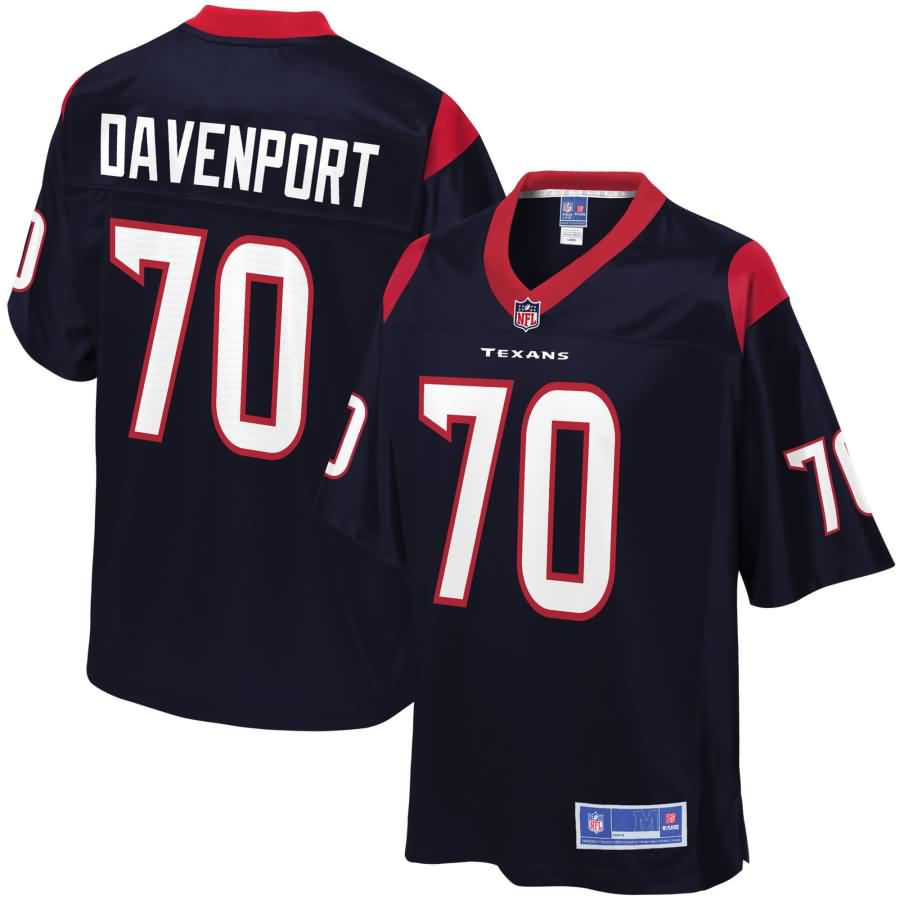 Juliﾨﾦn Davenport Houston Texans NFL Pro Line Youth Team Color Player Jersey - Navy