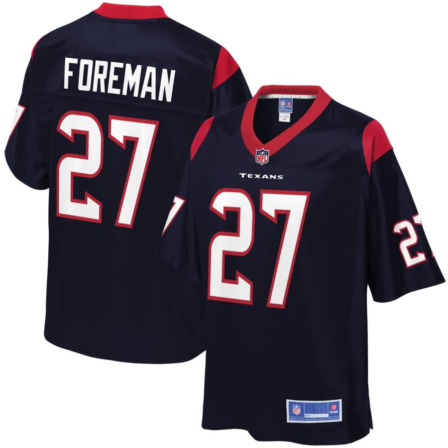 D'Onta Foreman Houston Texans NFL Pro Line Youth Team Color Player Jersey - Navy