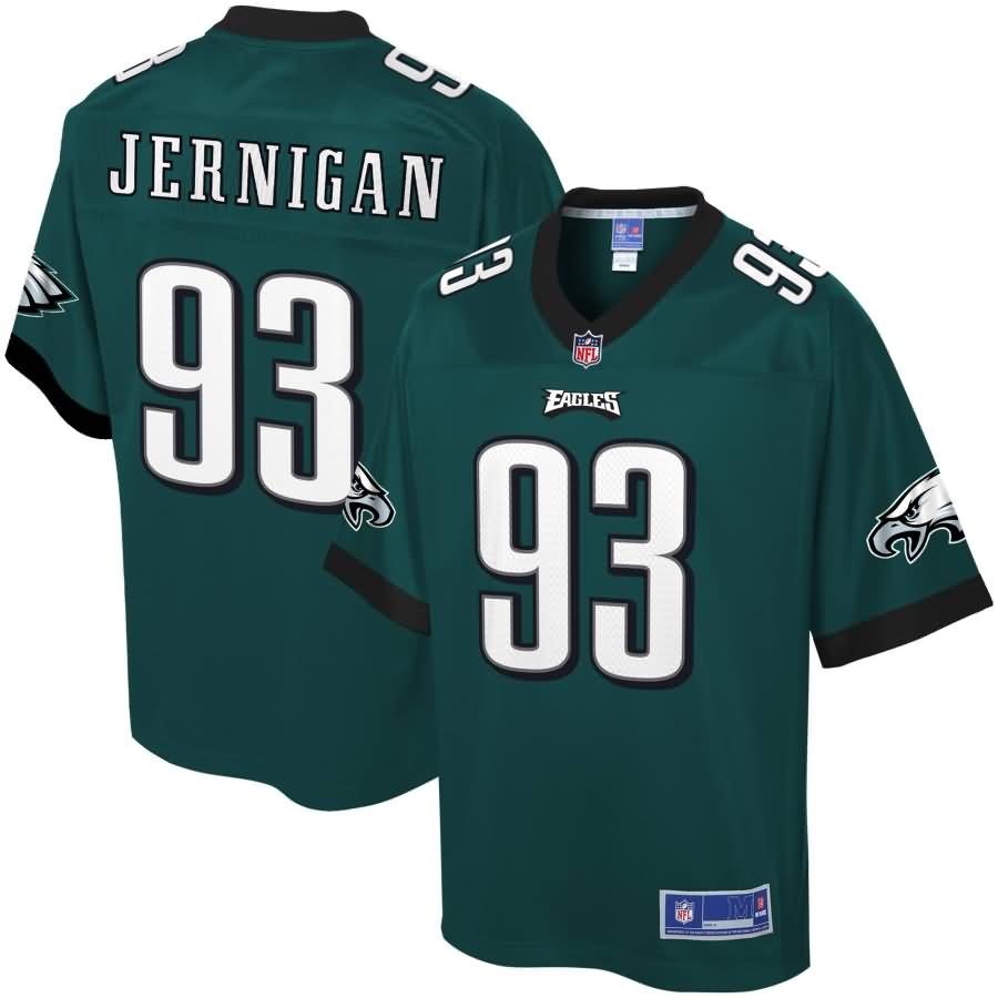 Tim Jernigan Philadelphia Eagles NFL Pro Line Team Color Player Jersey - Midnight Green