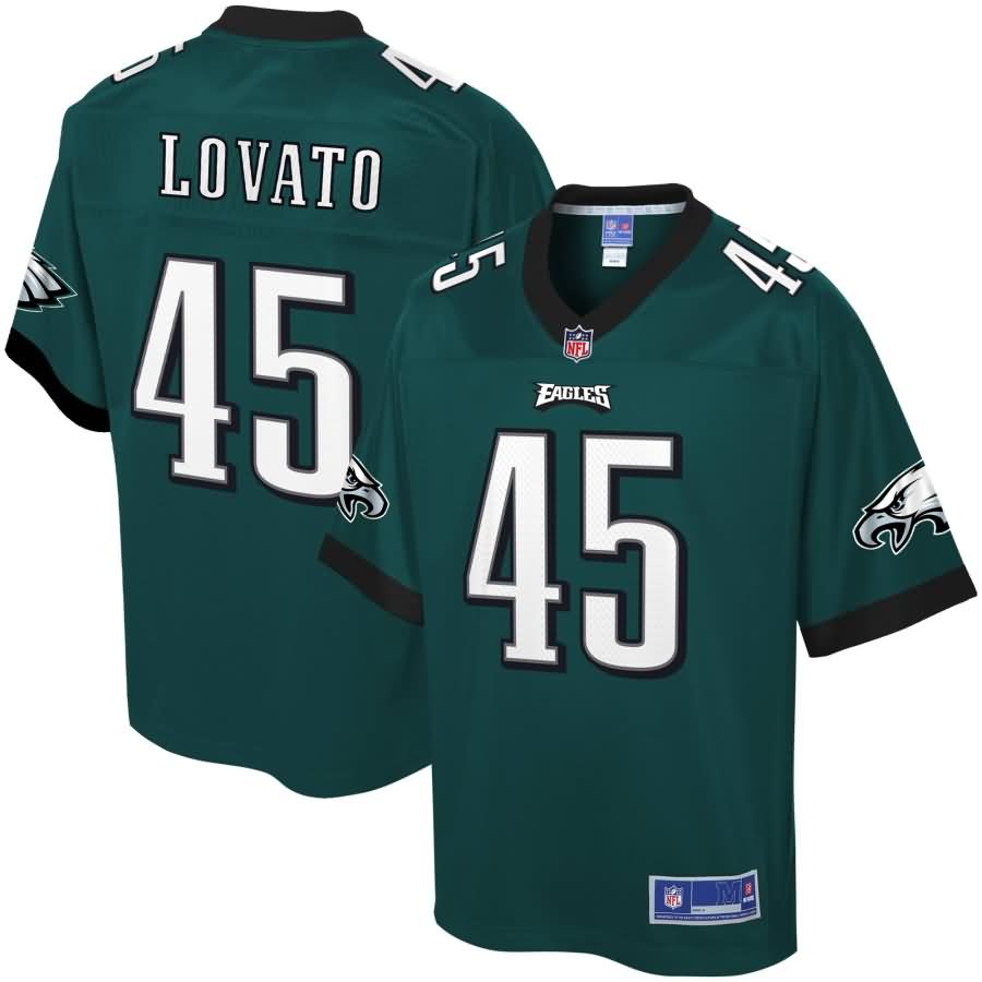 Rick Lovato Philadelphia Eagles NFL Pro Line Youth Team Color Player Jersey - Midnight Green