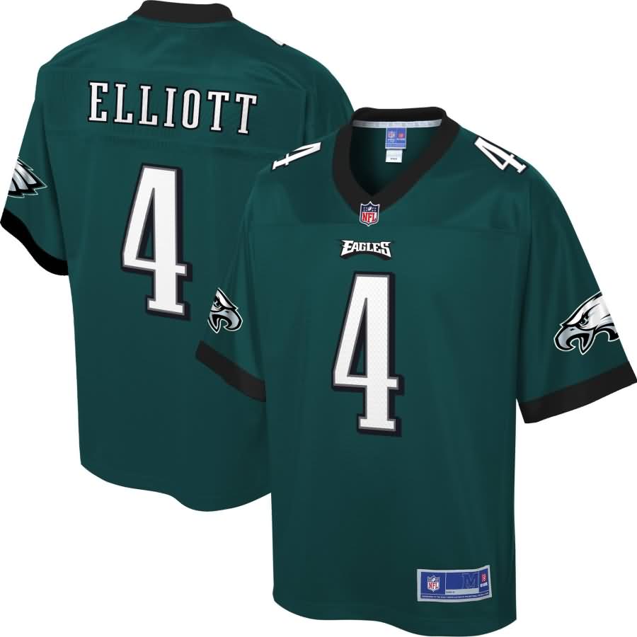 Jake Elliott Philadelphia Eagles NFL Pro Line Youth Player Jersey - Midnight Green