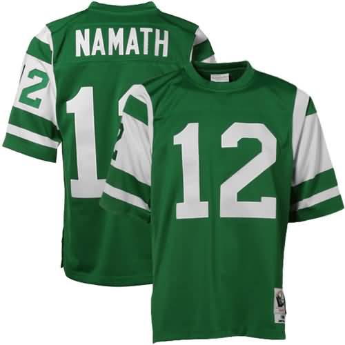 Joe Namath New York Jets Mitchell & Ness Authentic Throwback Jersey - Green