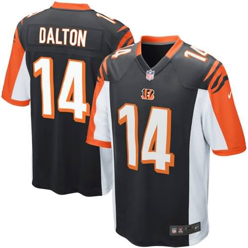 Andy Dalton Cincinnati Bengals Nike Youth Team Color Game Jersey - Black