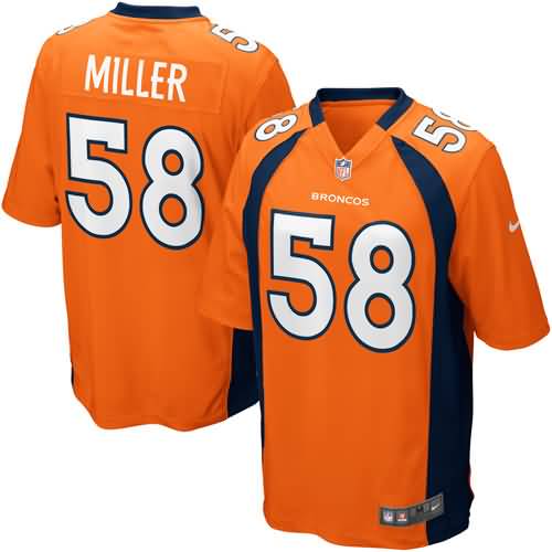 Von Miller Denver Broncos Nike Youth Team Color Game Jersey - Orange