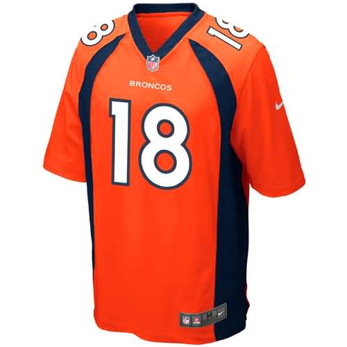 Peyton Manning Denver Broncos Nike Youth Team Color Game Jersey - Orange