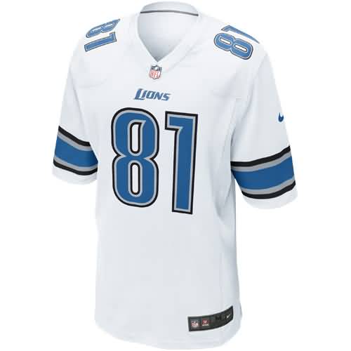 Calvin Johnson Detroit Lions Nike Youth Game Jersey - White