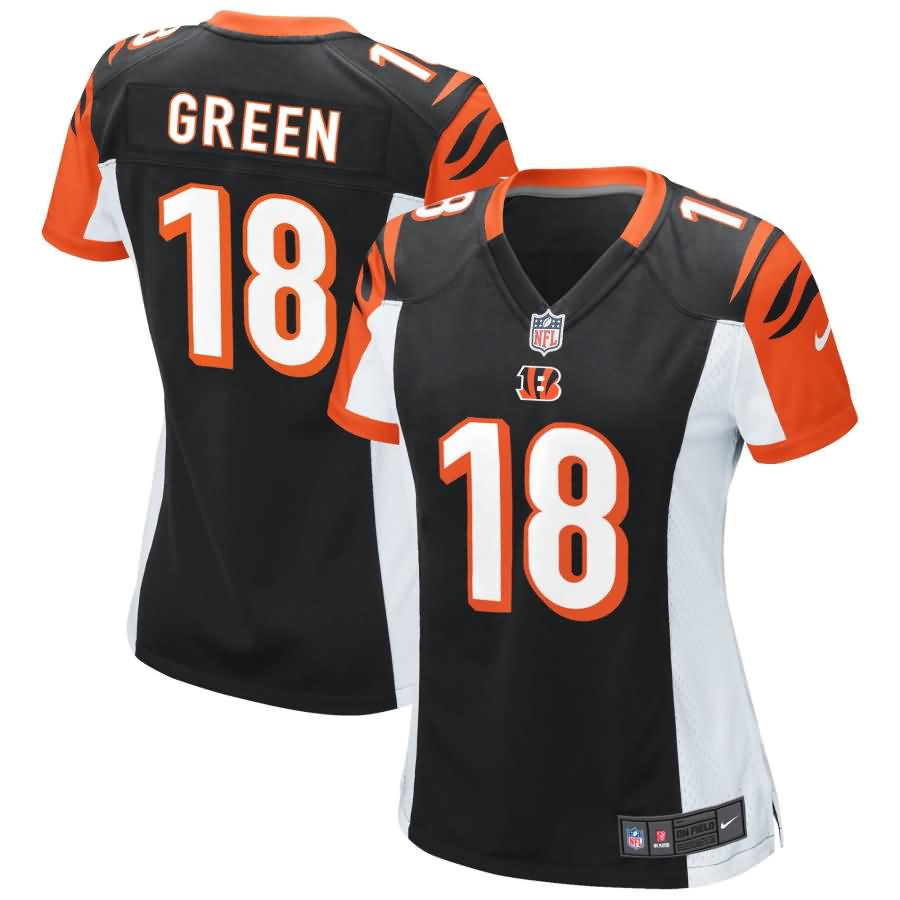 AJ Green Cincinnati Bengals Nike Women's Game Jersey - Black