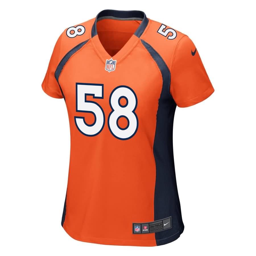 Von Miller Denver Broncos Nike Women's Game Jersey - Orange