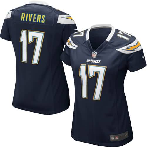 Philip Rivers Los Angeles Chargers Nike Women's Game Jersey - Navy Blue