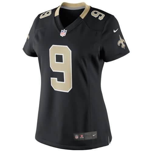 Drew Brees New Orleans Saints Nike Women's Game Jersey - Black