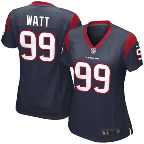 JJ Watt Houston Texans Nike Women's Game Jersey - Navy Blue