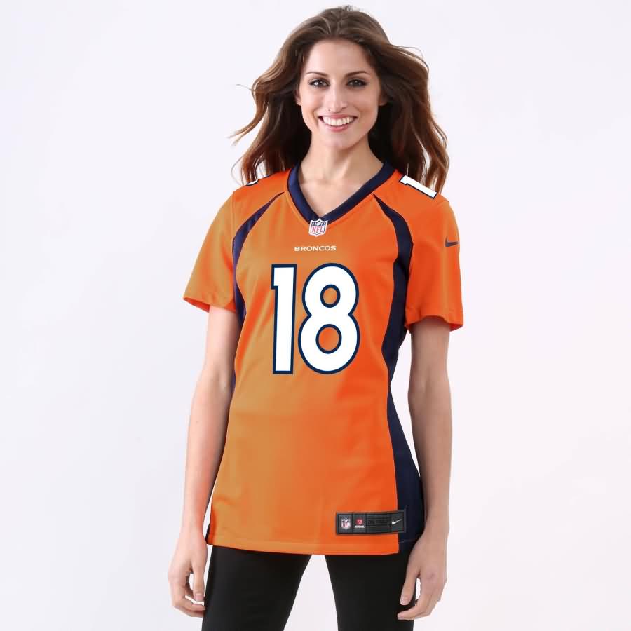 Peyton Manning Denver Broncos Nike Women's Game Jersey - Orange