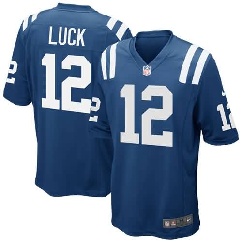 Andrew Luck Indianapolis Colts Nike Team Game Jersey - Royal Blue/White