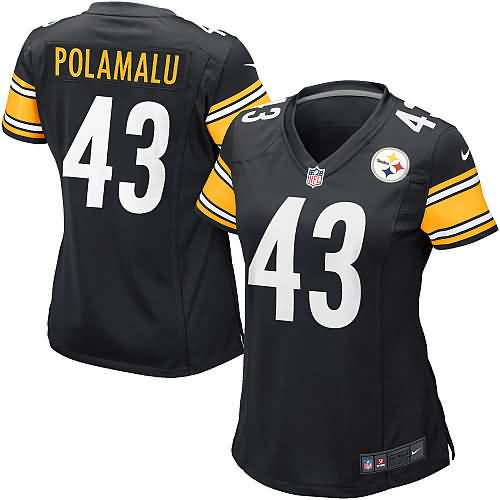 Troy Polamalu Pittsburgh Steelers Nike Women's Limited Jersey - Black