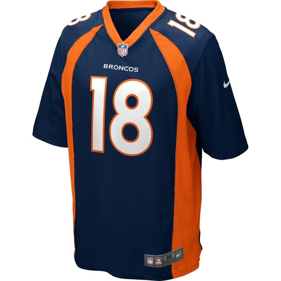 Peyton Manning Denver Broncos Nike Youth Alternate Game Jersey - Navy Blue