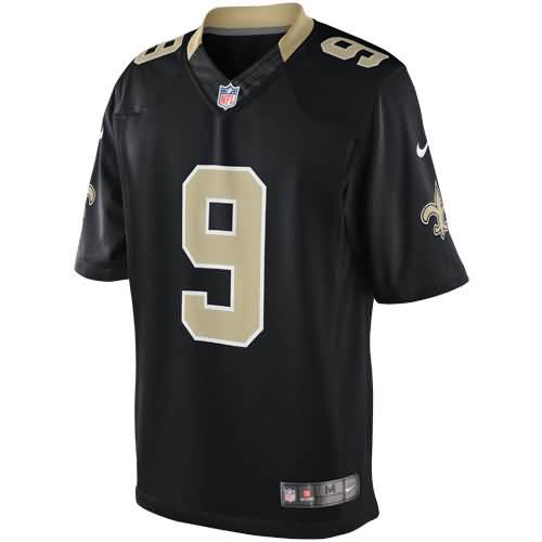 Drew Brees New Orleans Saints Nike Youth Limited Jersey - Black