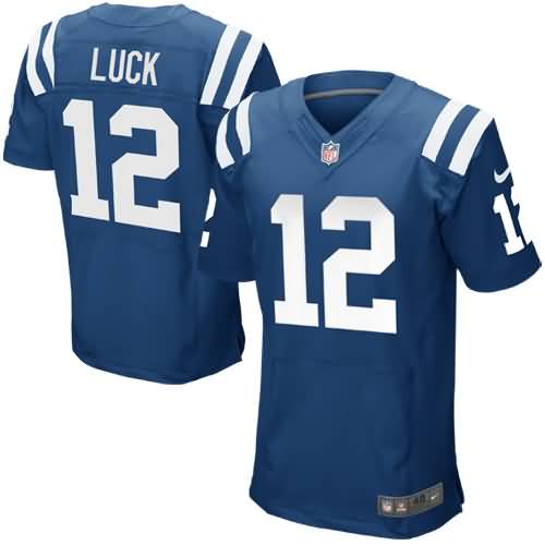 Andrew Luck Indianapolis Colts Nike Elite Jersey - Royal Blue