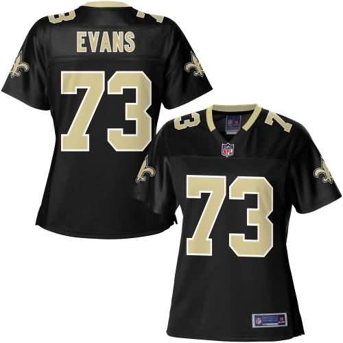 Pro Line Women's New Orleans Saints Jahri Evans Team Color Jersey