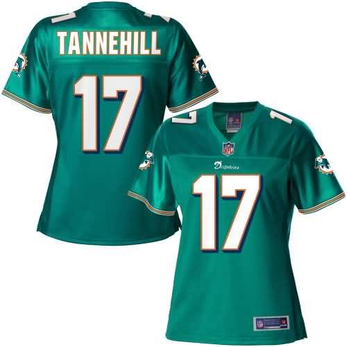 Pro Line Women's Miami Dolphins Historic Logo Ryan Tannehill Team Color Jersey-