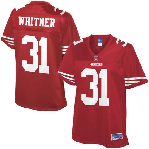 Pro Line Women's San Francisco 49ers Donte Whitner Team Color Jersey