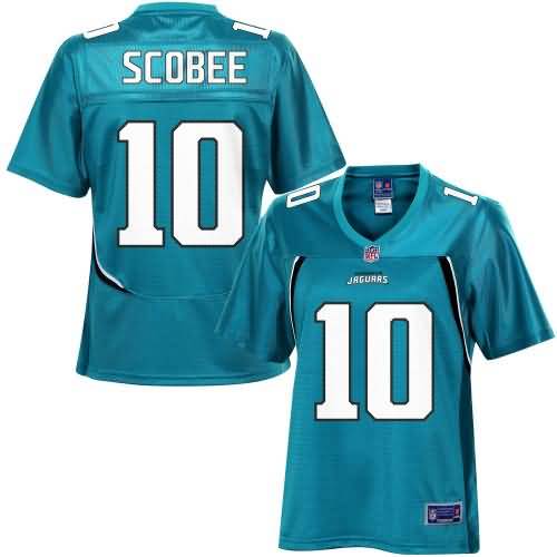 Pro Line Women's Jacksonville Jaguars Historic Logo Historic Logo Josh Scobee Team Color Jersey-