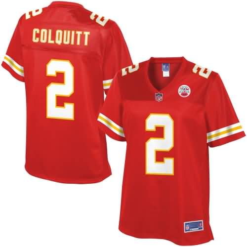 NFL Pro Line Women's Kansas City Chiefs Dustin Colquitt Team Color Jersey