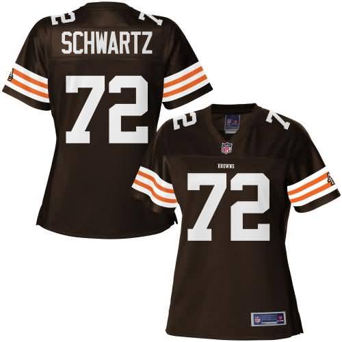 NFL Pro Line Women's Cleveland Browns Historic Logo Mitchell Schwartz Team Color Jersey