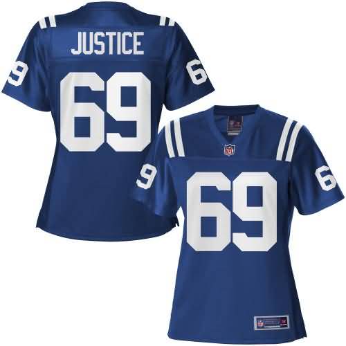 Pro Line Women's Indianapolis Colts Winston Justice Team Color Jersey