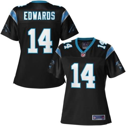 Pro Line Women's Carolina Panthers Armanti Edwards Team Color Jersey