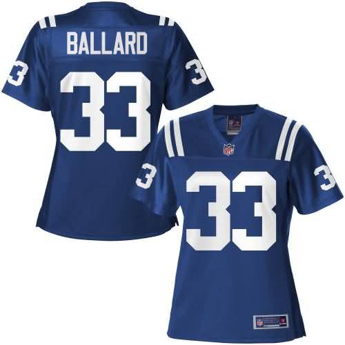 Pro Line Women's Indianapolis Colts Vick Ballard Team Color Jersey