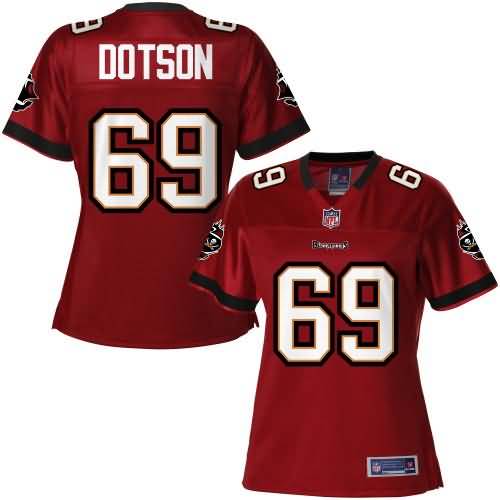 NFL Pro Line Women's Tampa Bay Buccaneers Demar Dotson Team Color Jersey