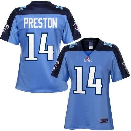 Pro Line Women's Tennessee Titans Michael Preston Team Color Jersey