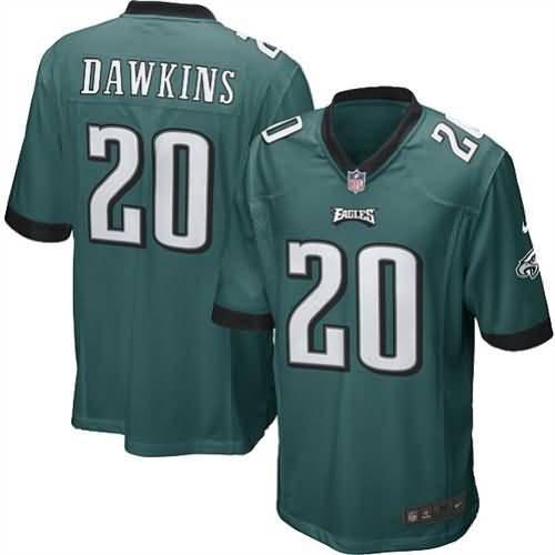 Brian Dawkins Philadelphia Eagles Nike Game Jersey - Midnight Green