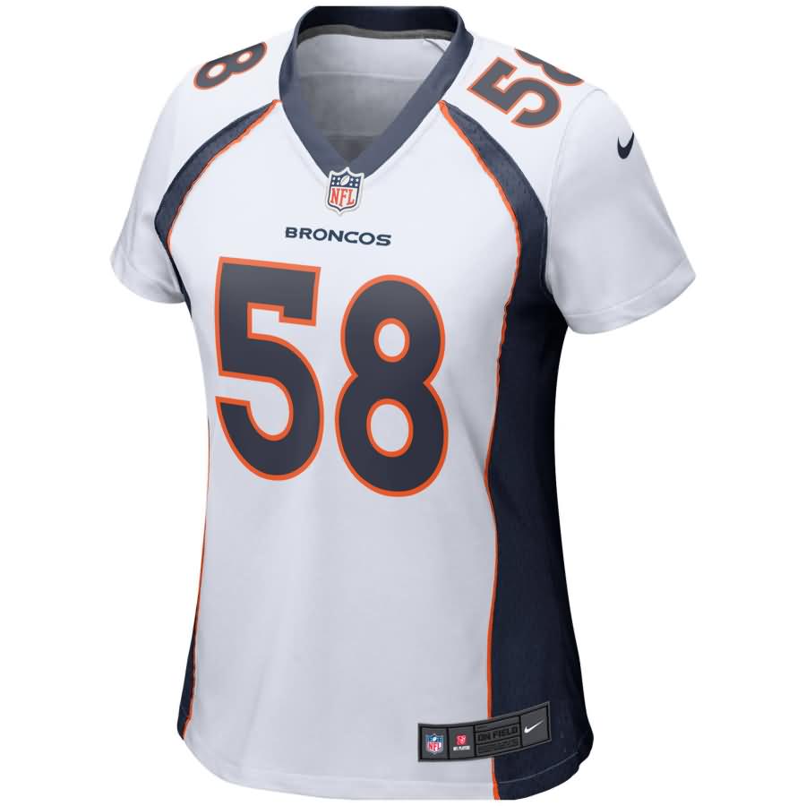 Von Miller Denver Broncos Nike Women's Game II Jersey - White