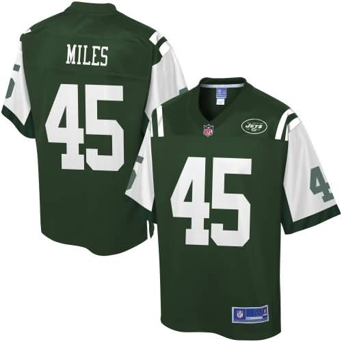 NFL Pro Line Men's New York Jets Rontez Miles Team Color Jersey