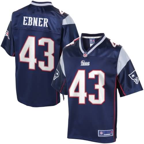 NFL Pro Line Youth New England Patriots Nate Ebner Navy Blue Jersey