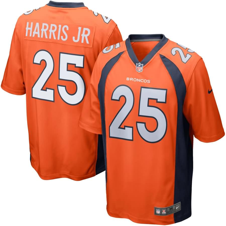 Chris Harris Jr Denver Broncos Nike Game Jersey - Orange