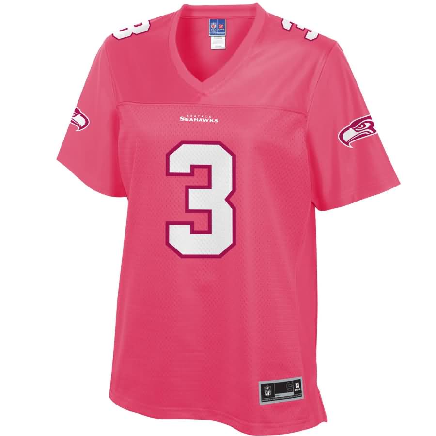 Russell Wilson Seattle Seahawks NFL Pro Line Women's Fashion Jersey - Pink  -