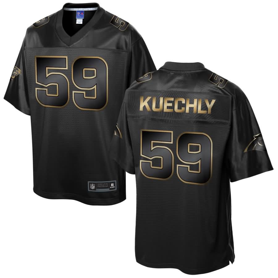 Luke Kuechly Carolina Panthers NFL Pro Line Gold Collection Jersey - Black