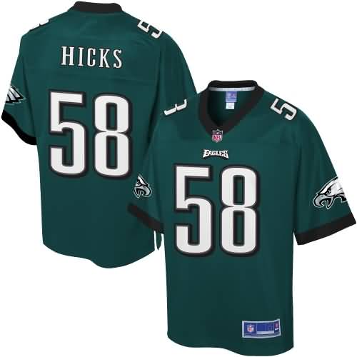 Men's Philadelphia Eagles Jordan Hicks Pro Line Team Color Jersey