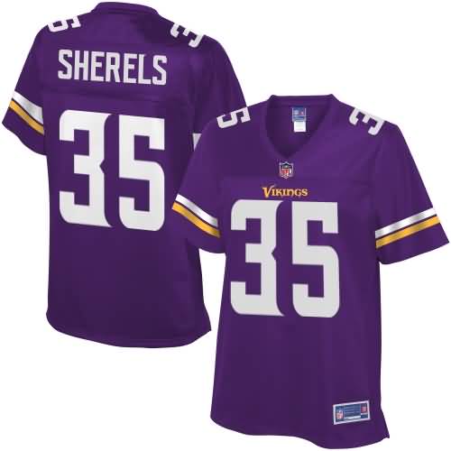 Marcus Sherels Minnesota Vikings NFL Pro Line Women's Team Color Jersey - Purple