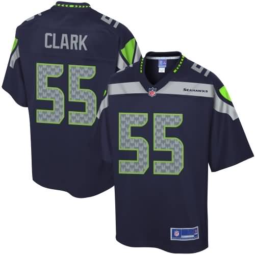 Men's Seattle Seahawks Frank Clark NFL Pro Line Team Color Jersey