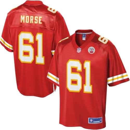 Men's Kansas City Chiefs Mitch Morse NFL Pro Line Team Color Jersey