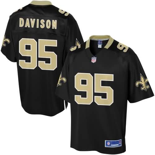 Men's New Orleans Saints Tyeler Davison NFL Pro Line Team Color Jersey