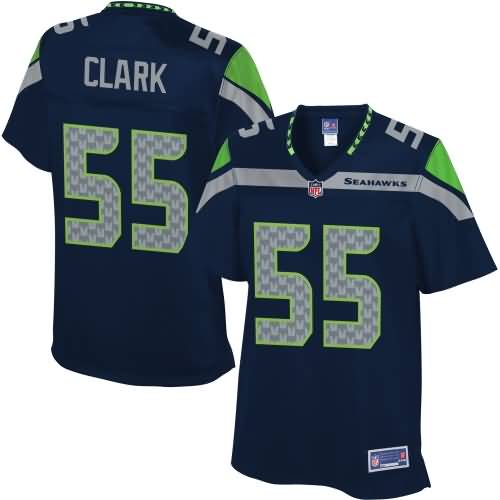 Women's Seattle Seahawks Frank Clark NFL Pro Line Team Color Jersey