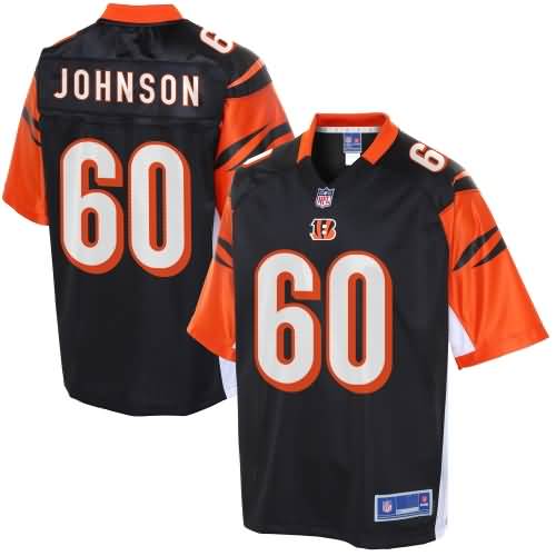 Men's Cincinnati Bengals T.J. Johnson NFL Pro Line Team Color Jersey