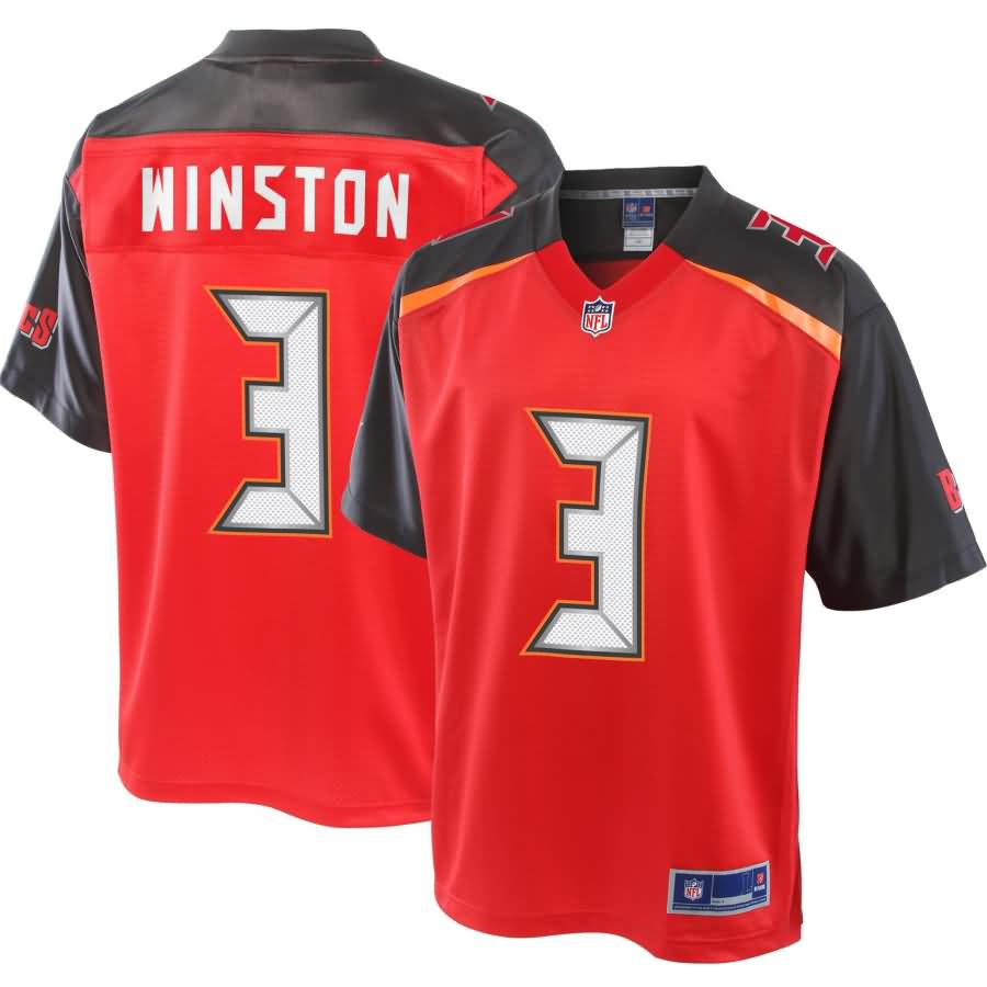 Men's Tampa Bay Buccaneers Jameis Winston Pro Line Team Color Jersey