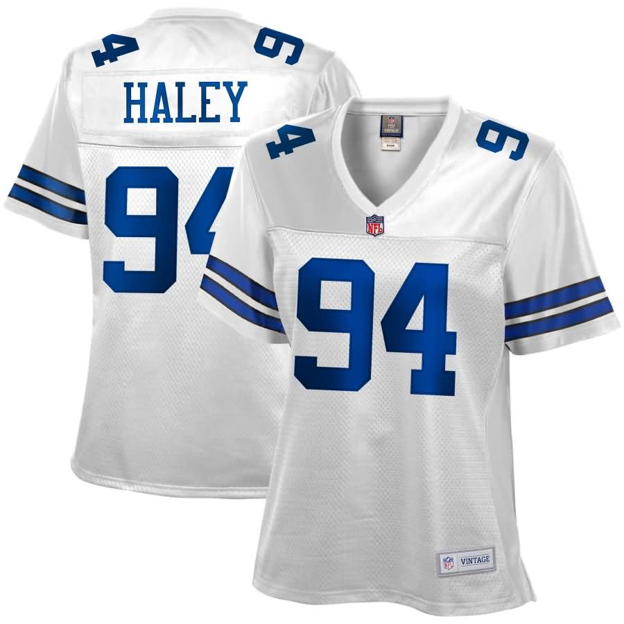 Charles Haley Dallas Cowboys NFL Pro Line Women's 1992 Retired Player Jersey - White