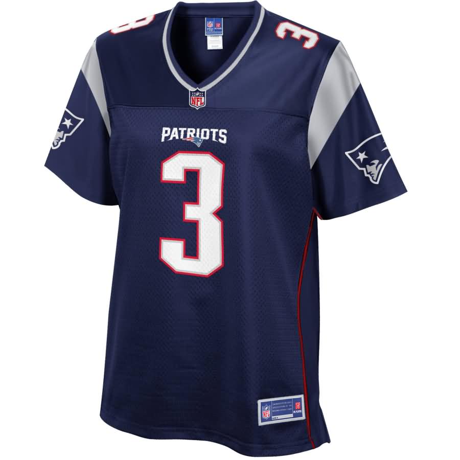 Women's New England Patriots Stephen Gostkowski NFL Pro Line Navy Team Color Jersey